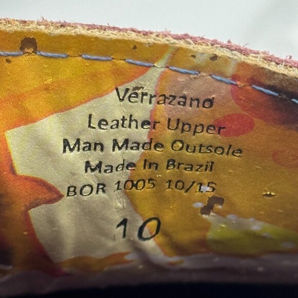 Robert Graham Verrazano Maroon Red Leather Loafer Slip On Made in Brazil Size 10 - Picture 10 of 10